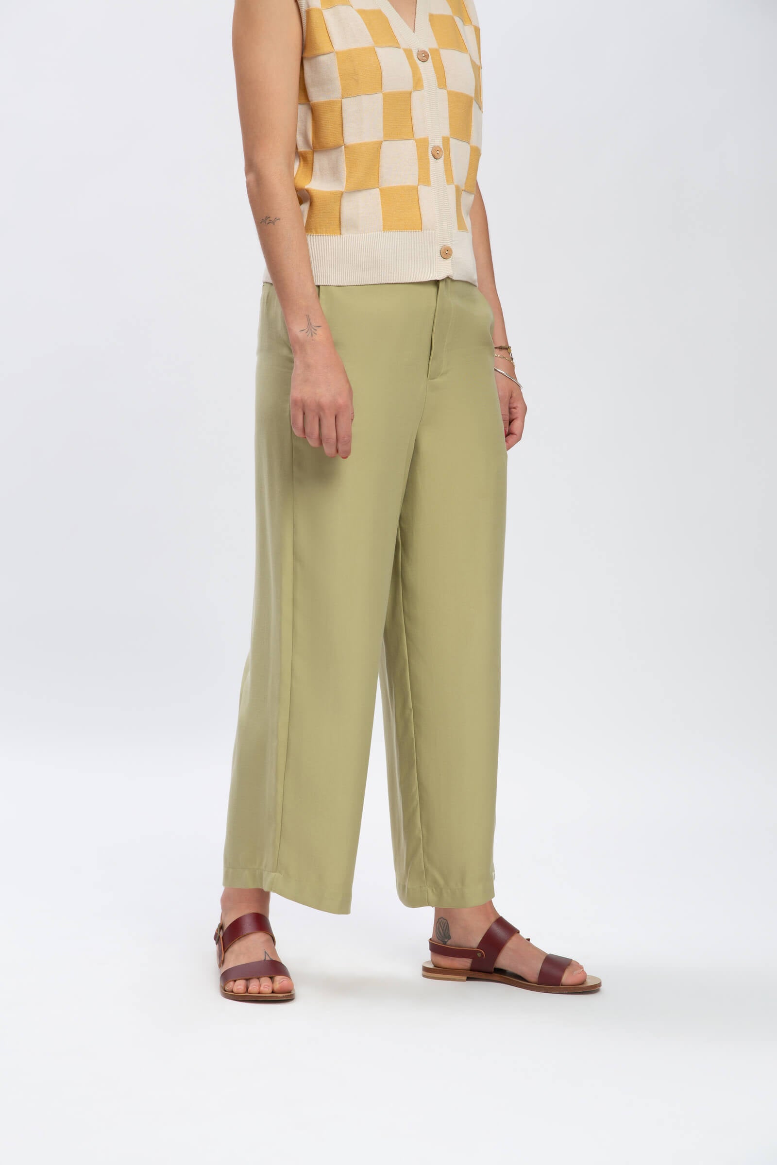 Tencel Pants slate green