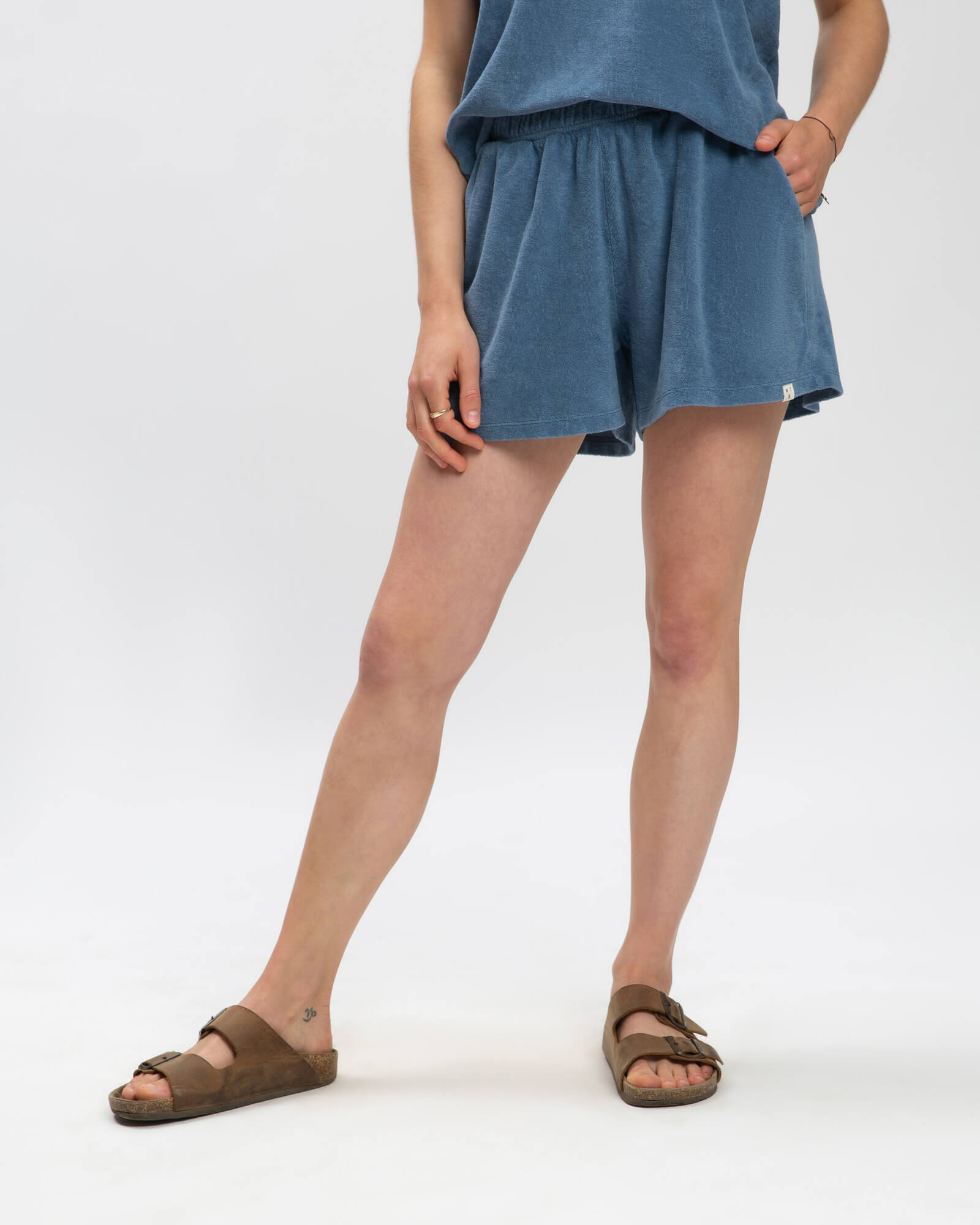 Terry Shorts dusk blue