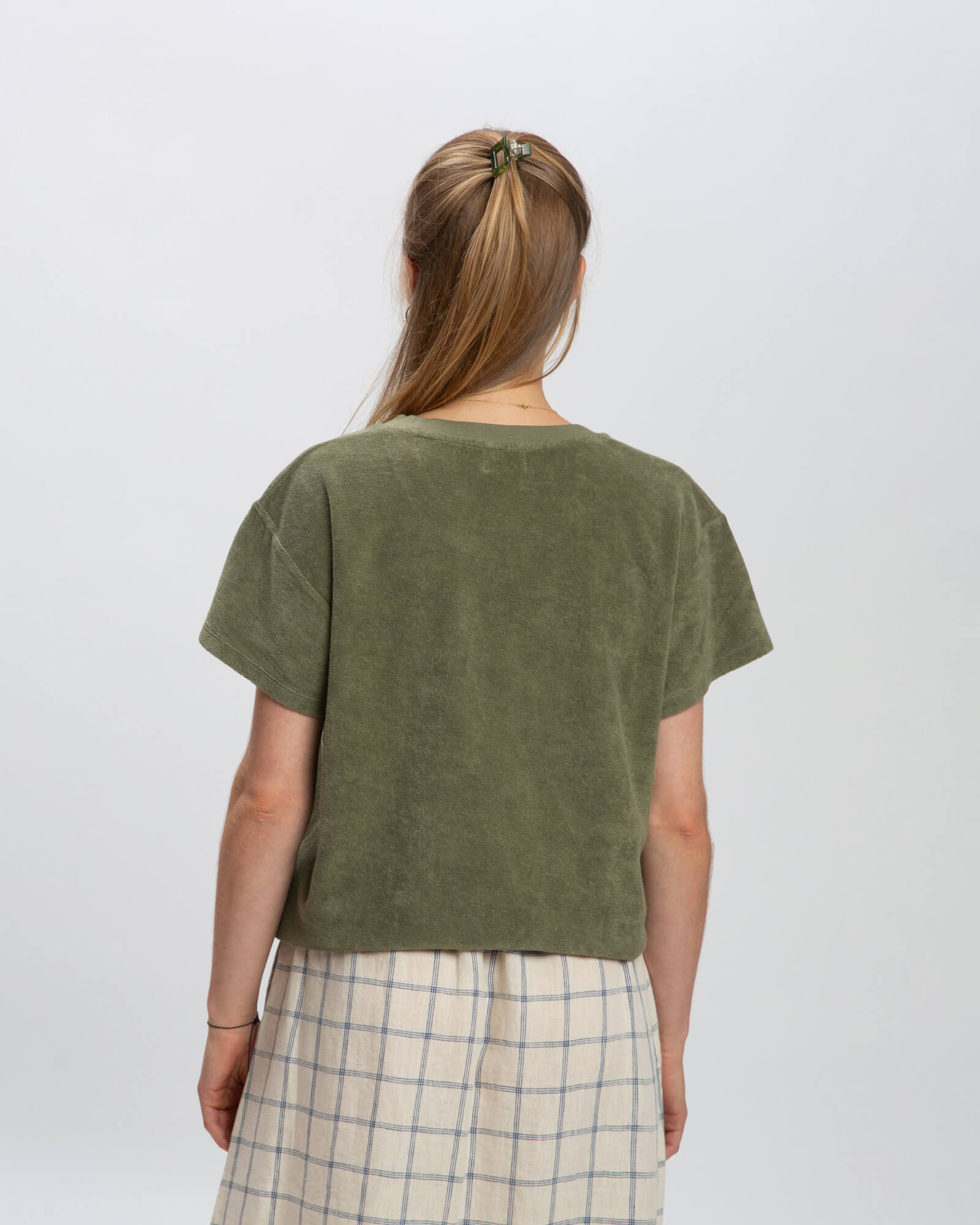 Terry T-Shirt olive green