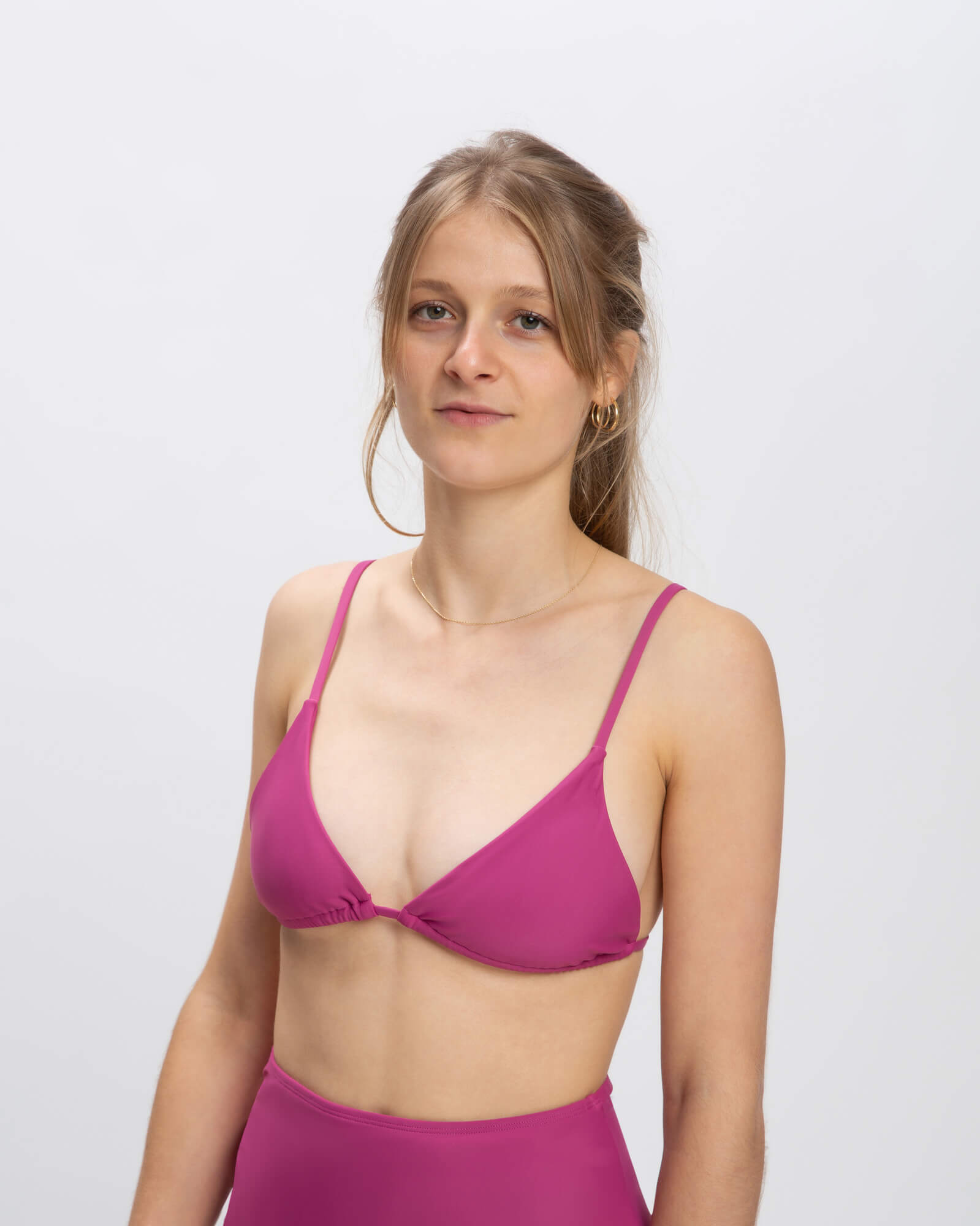 Triangle Bikini Top purple