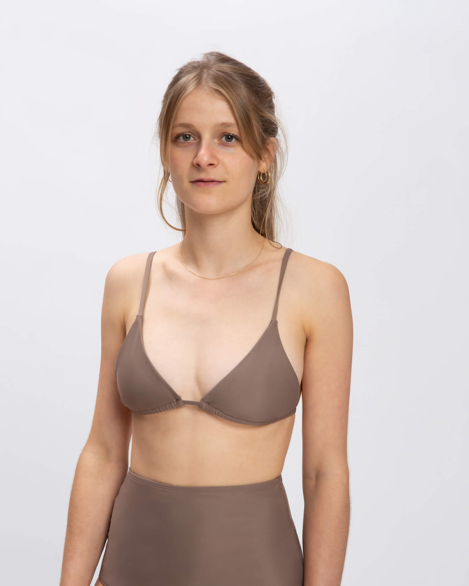 Triangle Bikini Top taupe