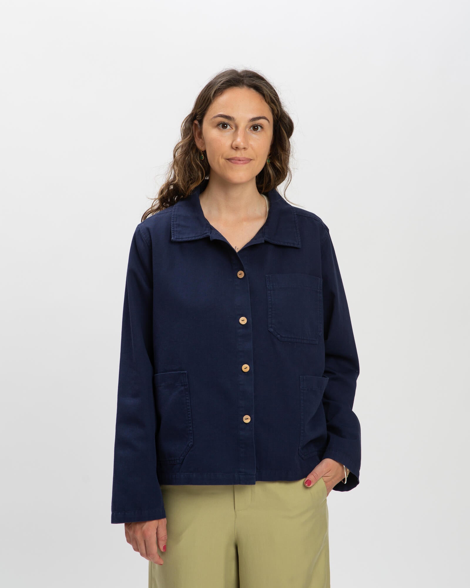 Twill Classic Jacket navy