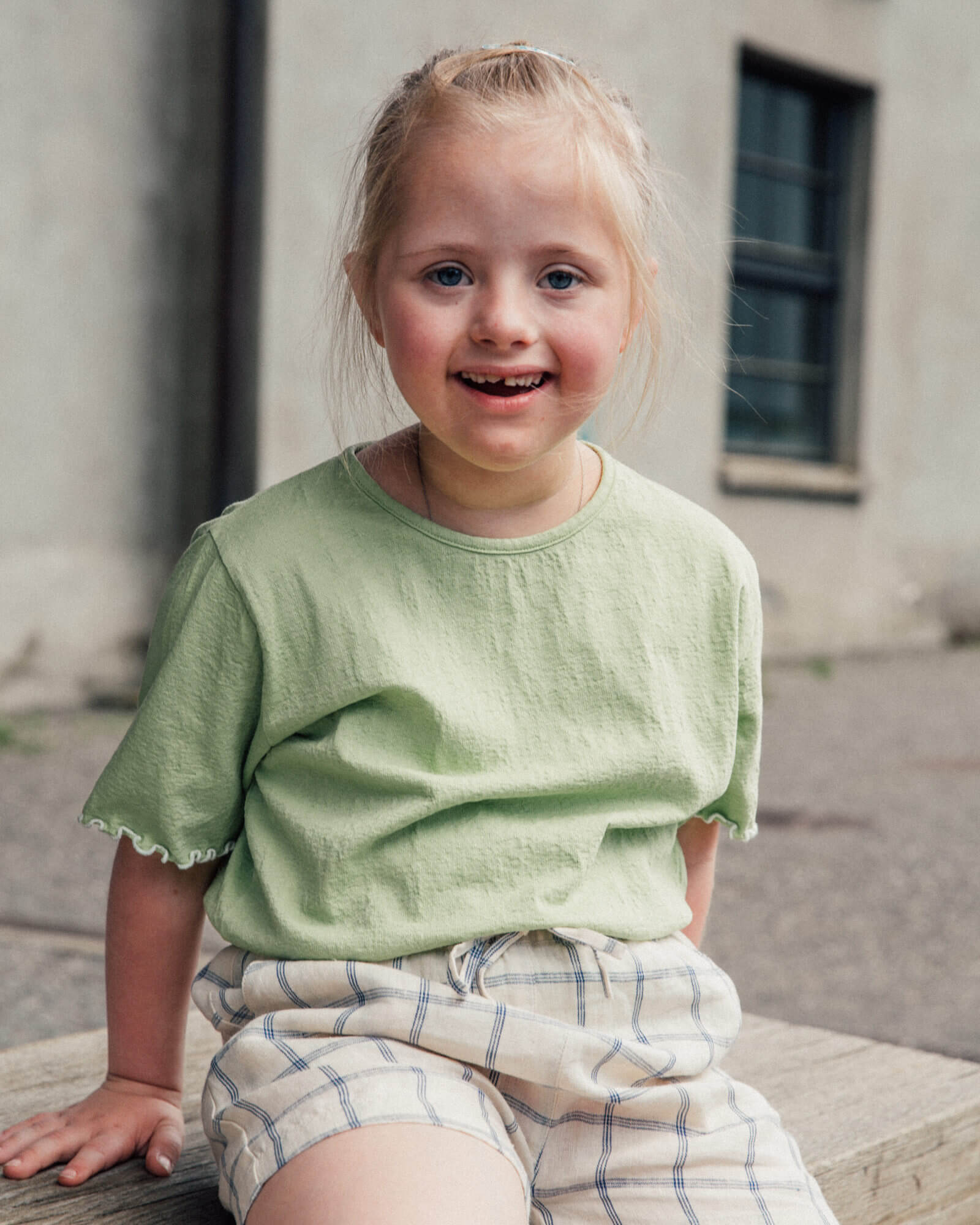 Curly Tee pistaccio