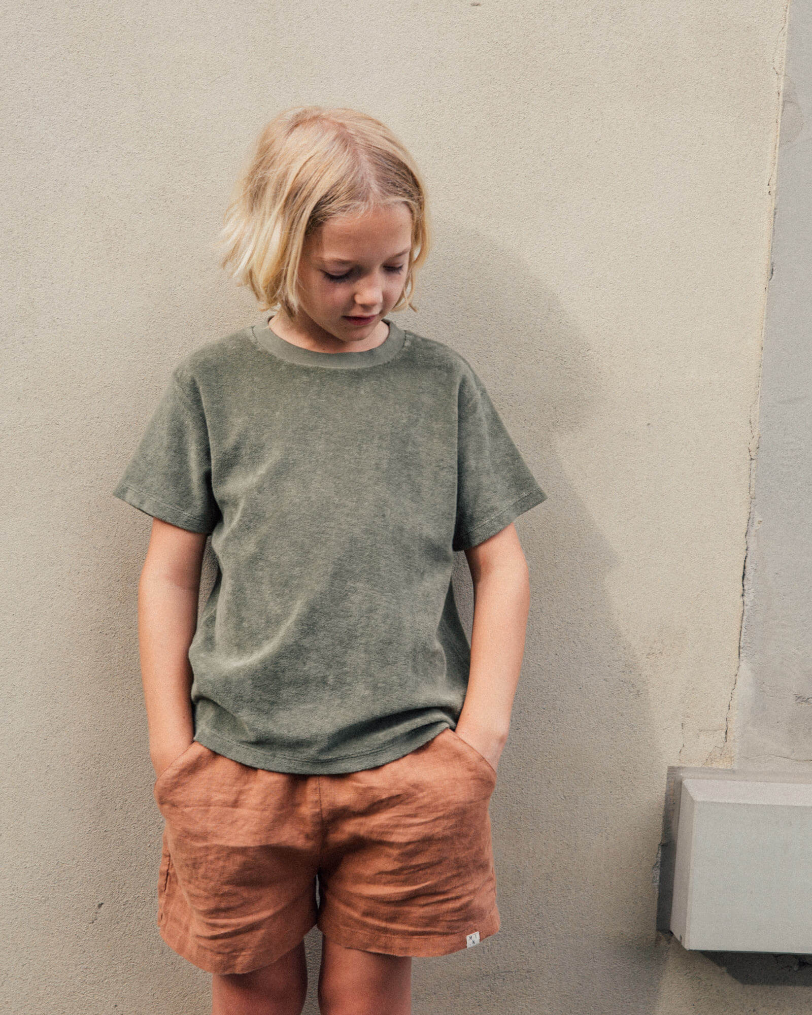 Terry Tee olive green