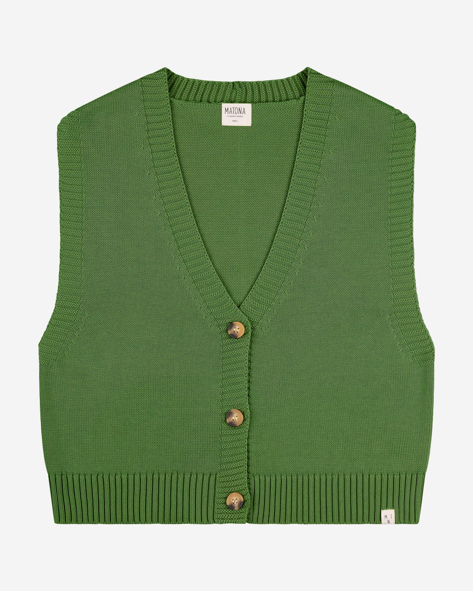 Boxy Knit Vest fir