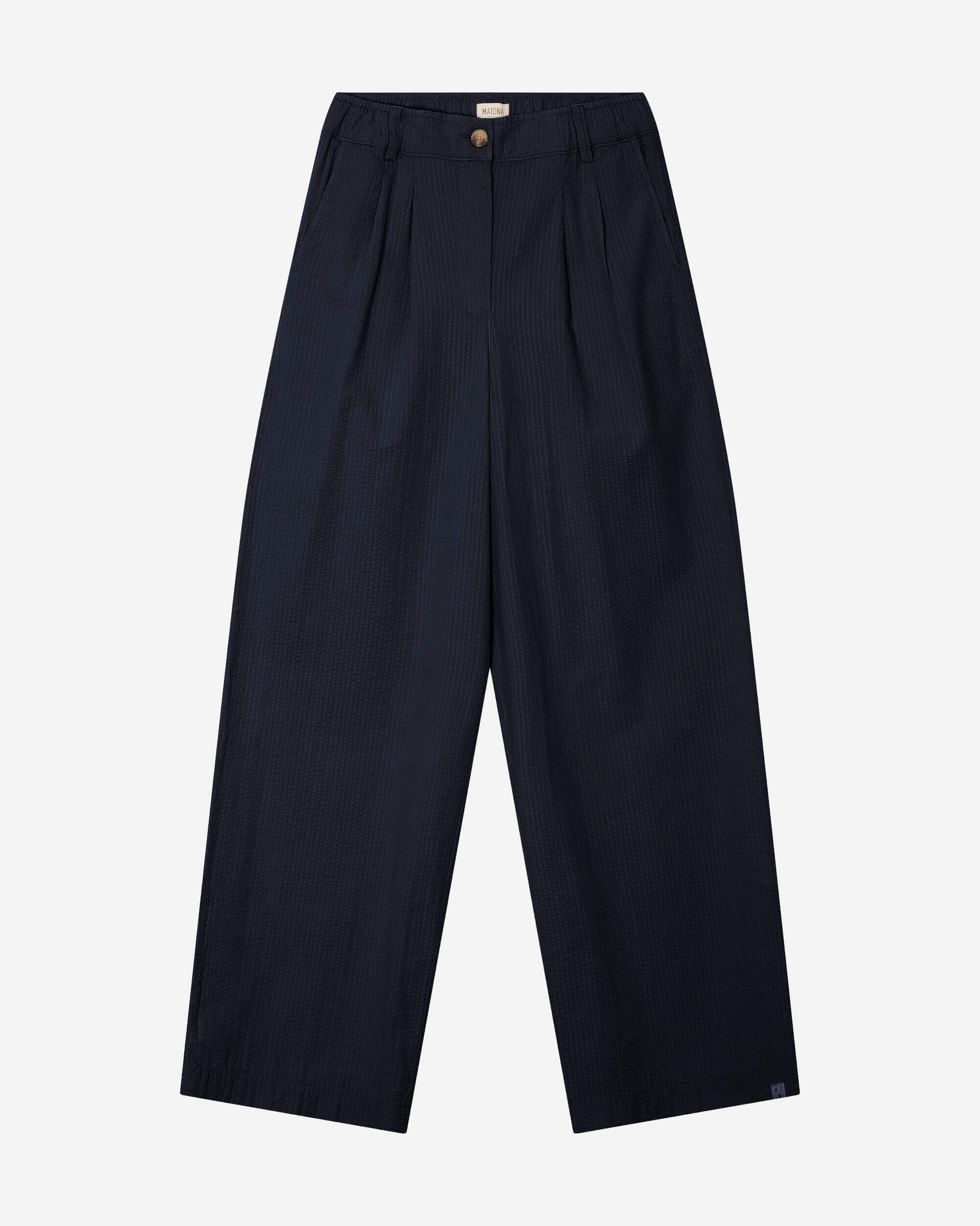 Pleated Pants navy