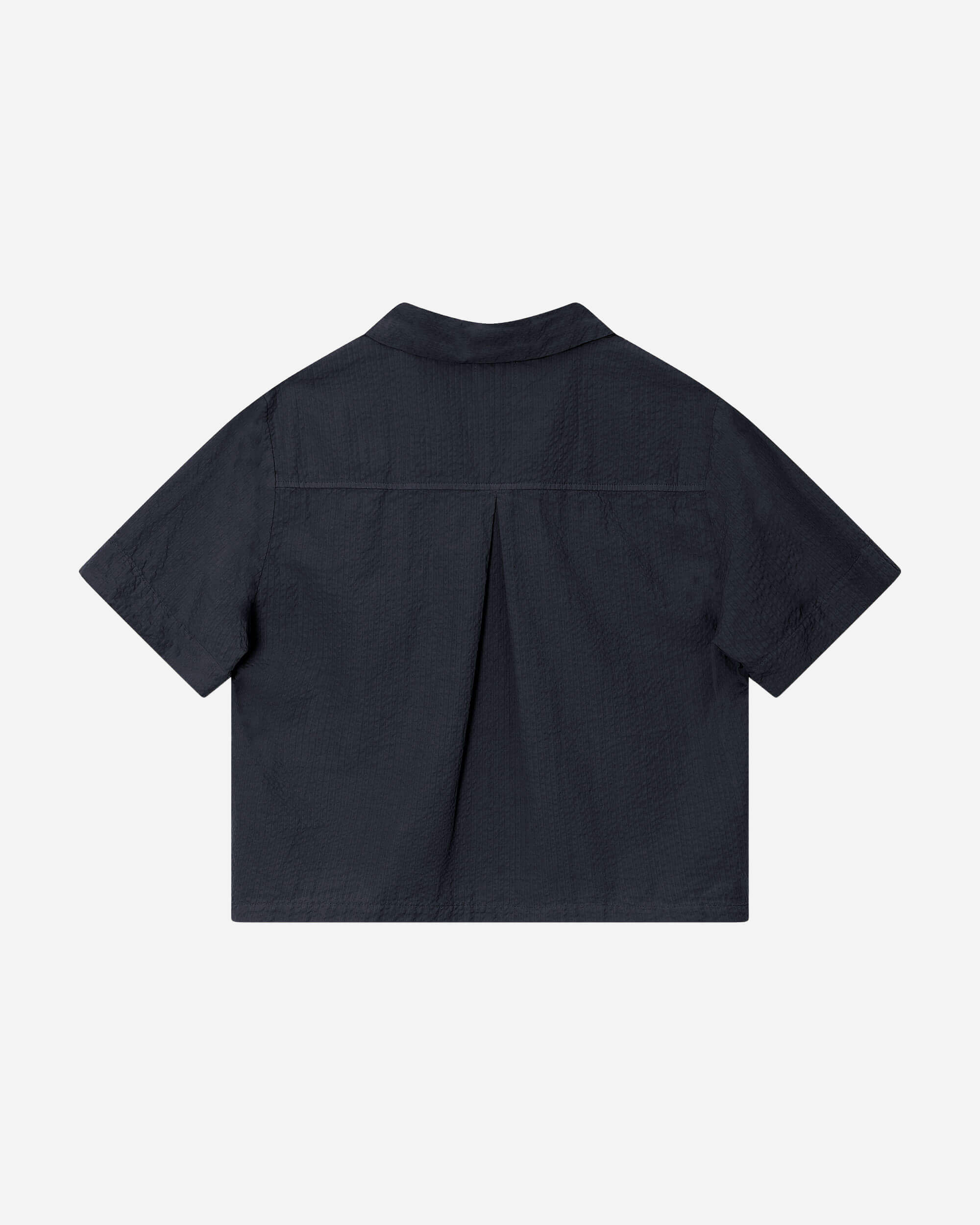 Seersucker Blouse navy