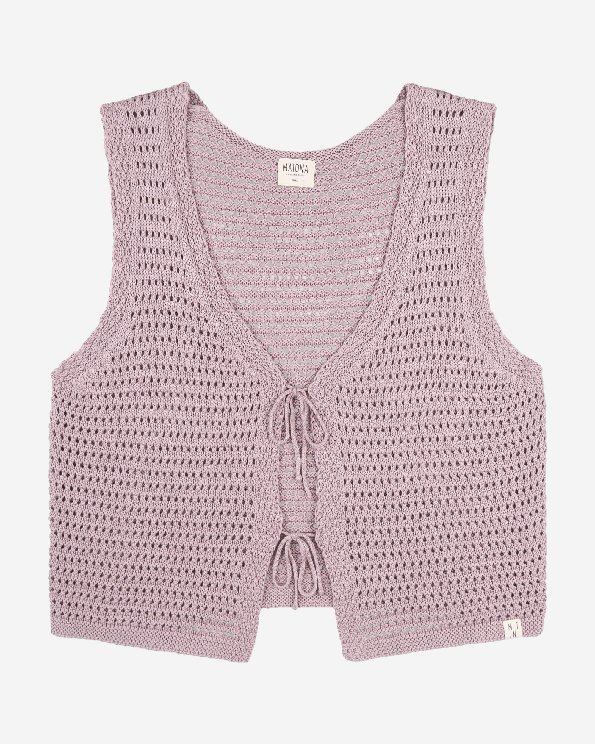 Tie Vest lavender