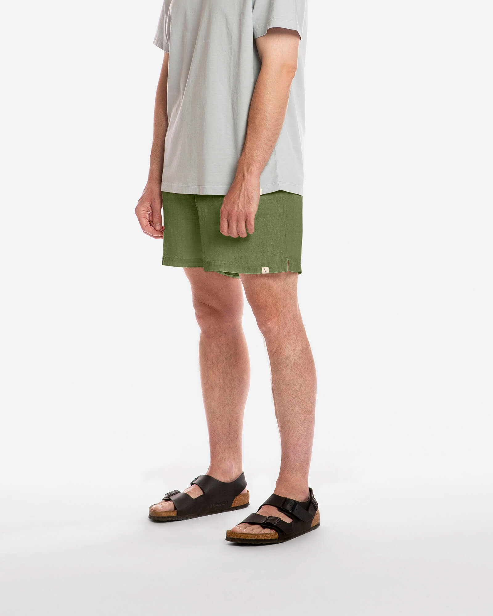 Linen Shorts olive