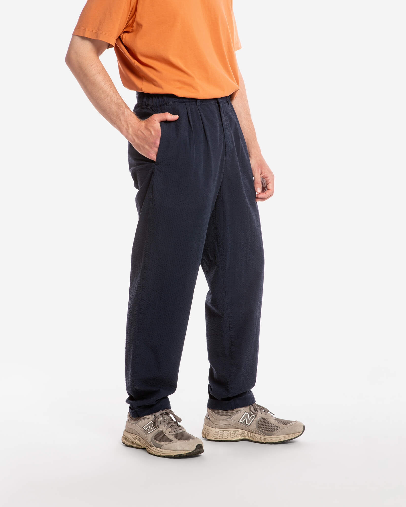 Seersucker Pants navy