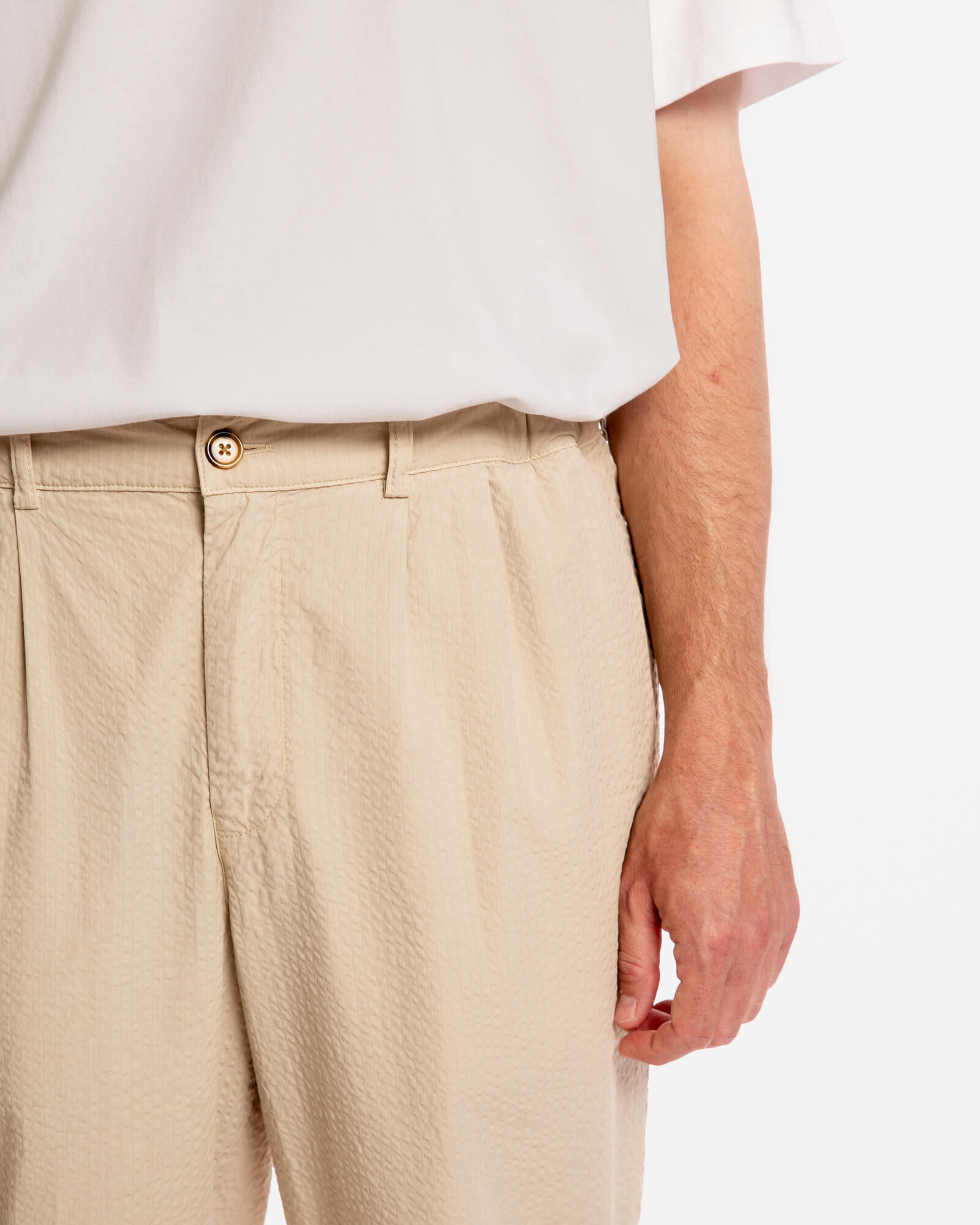 Seersucker Pants sand