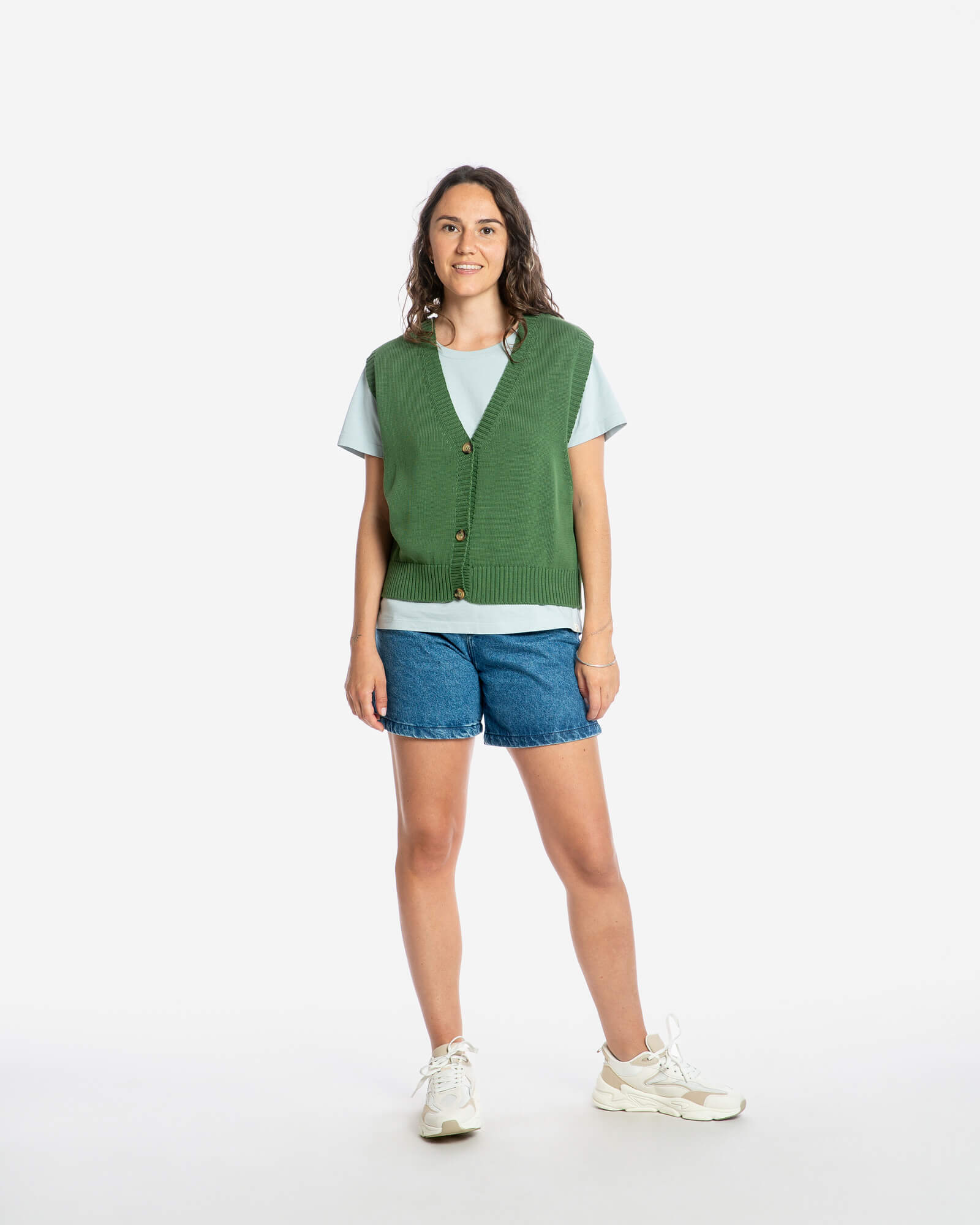 Boxy Knit Vest fir