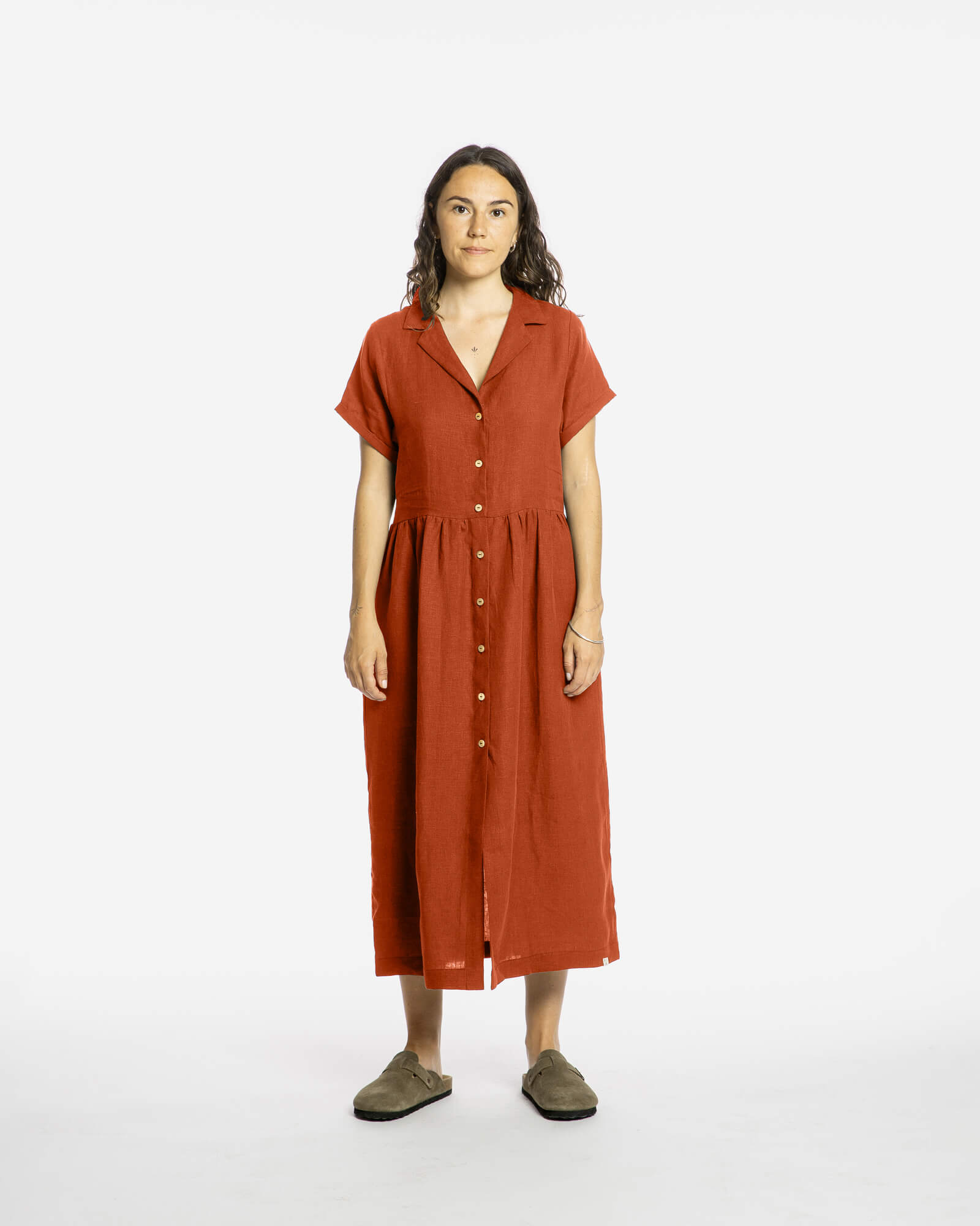 Collared Dress rooibos
