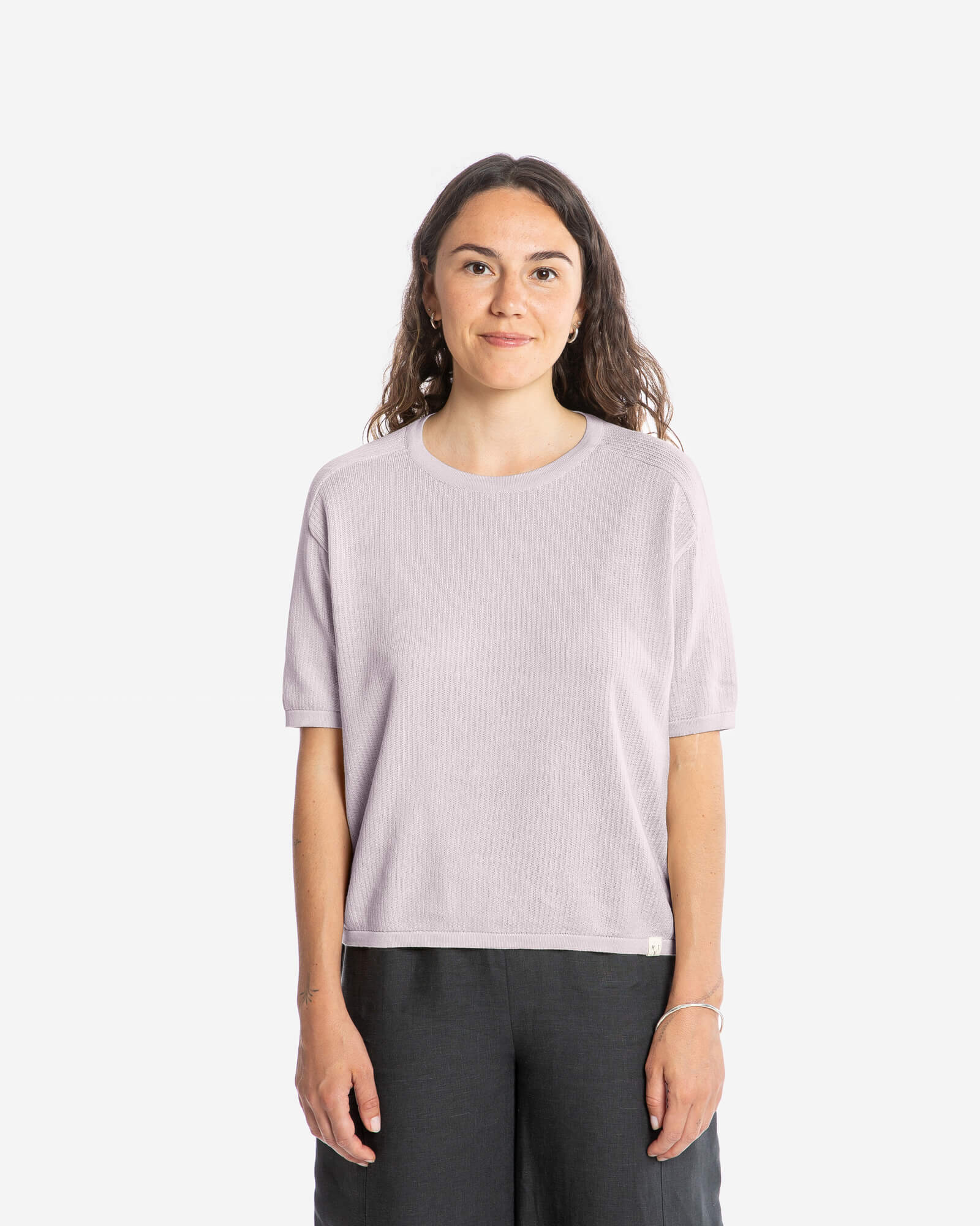 Knit T-Shirt lavender