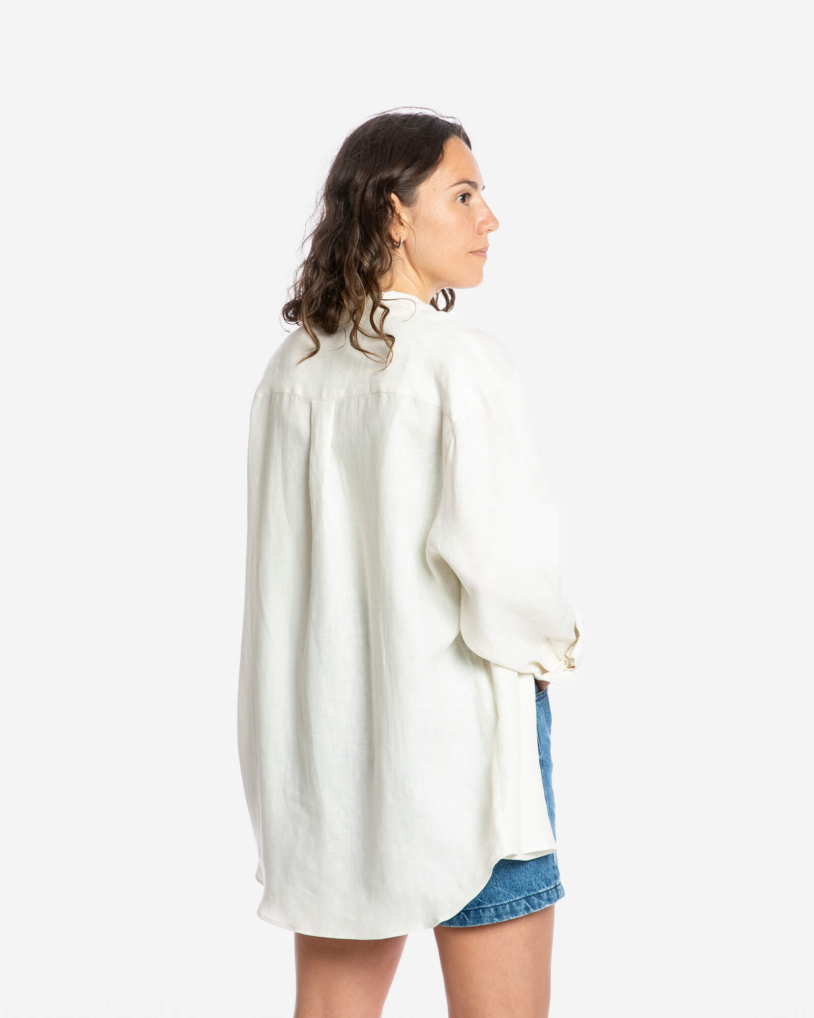 Linen Shirtblouse white