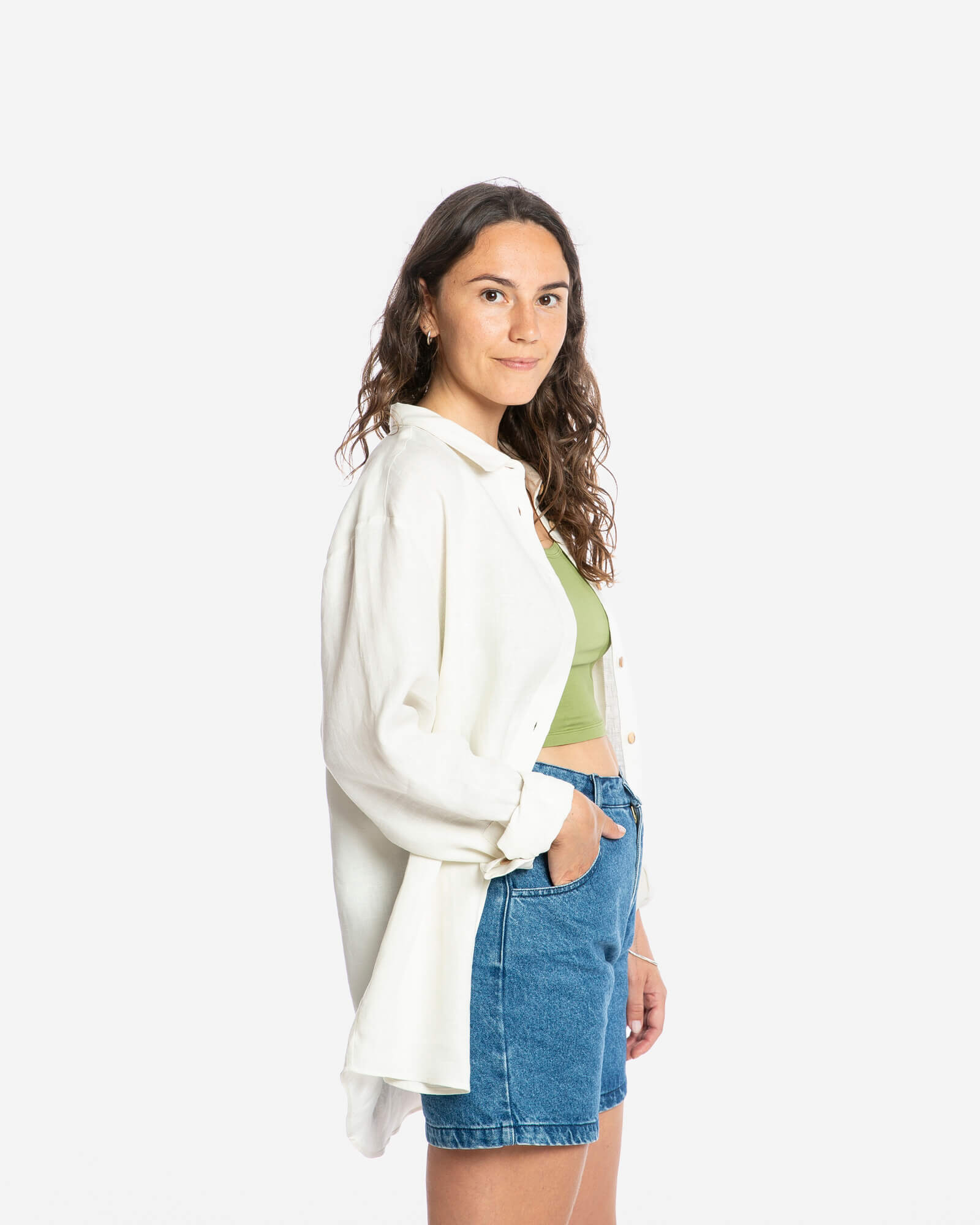 Linen Shirtblouse white