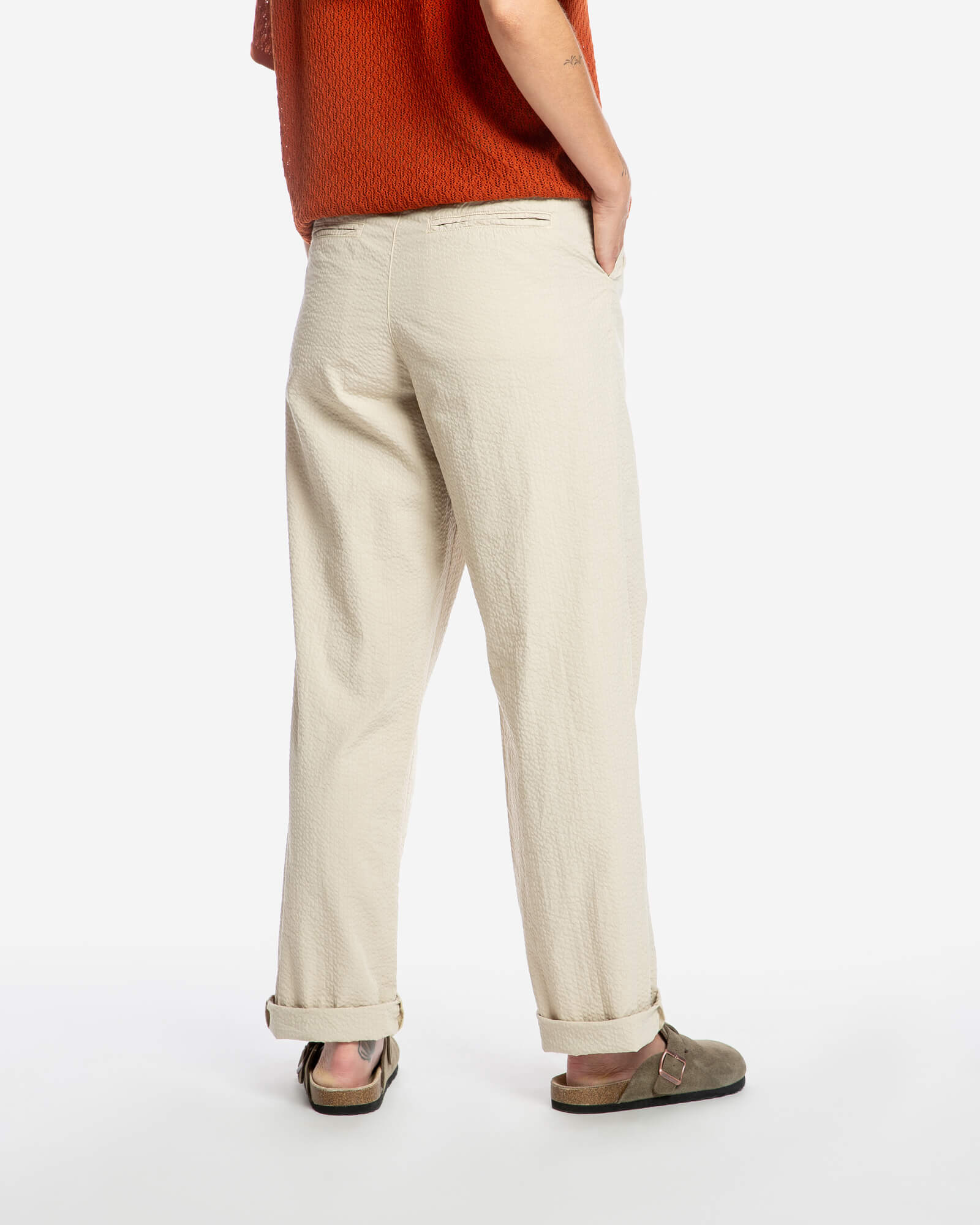 Pleated Pants sand