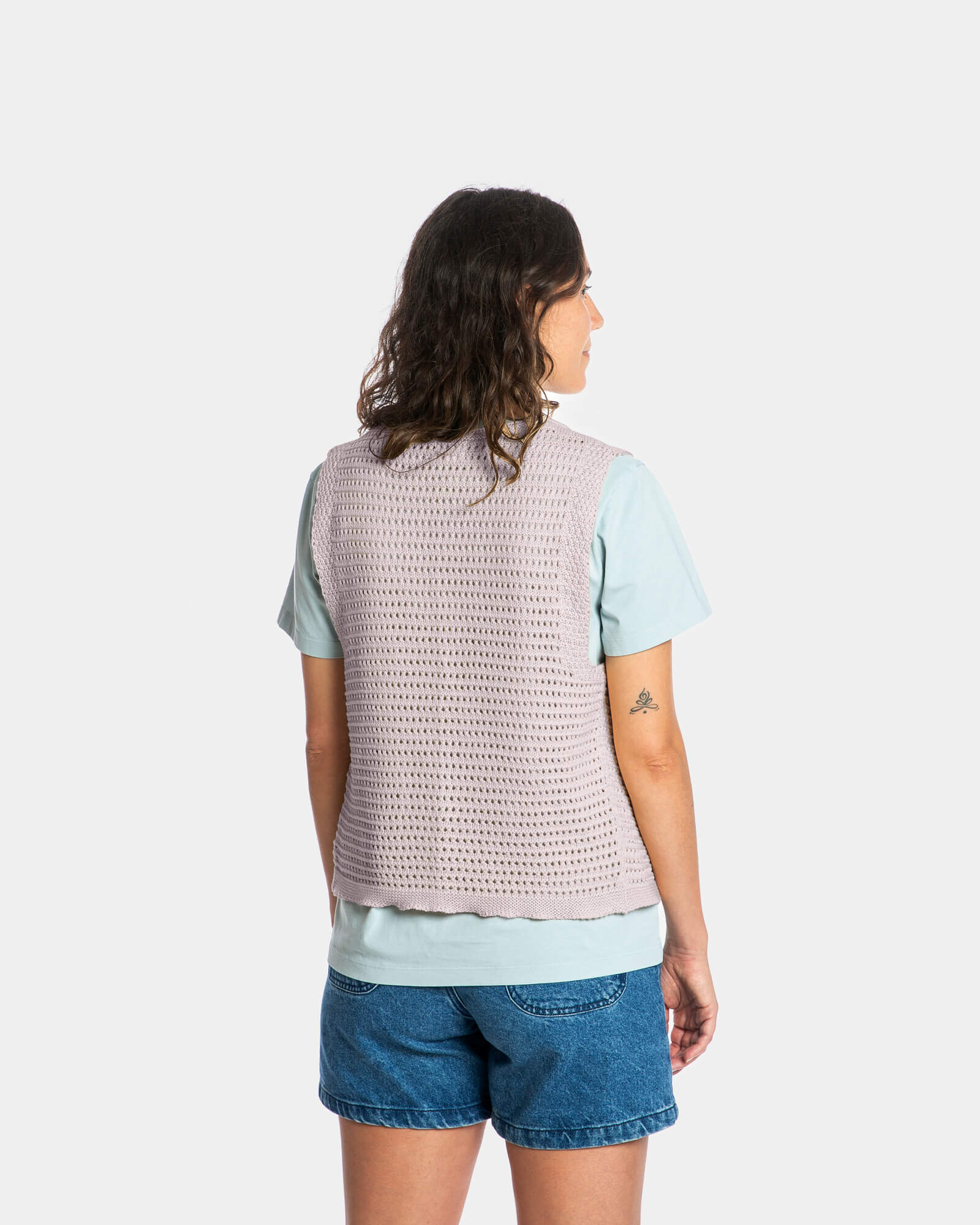 Tie Vest lavender