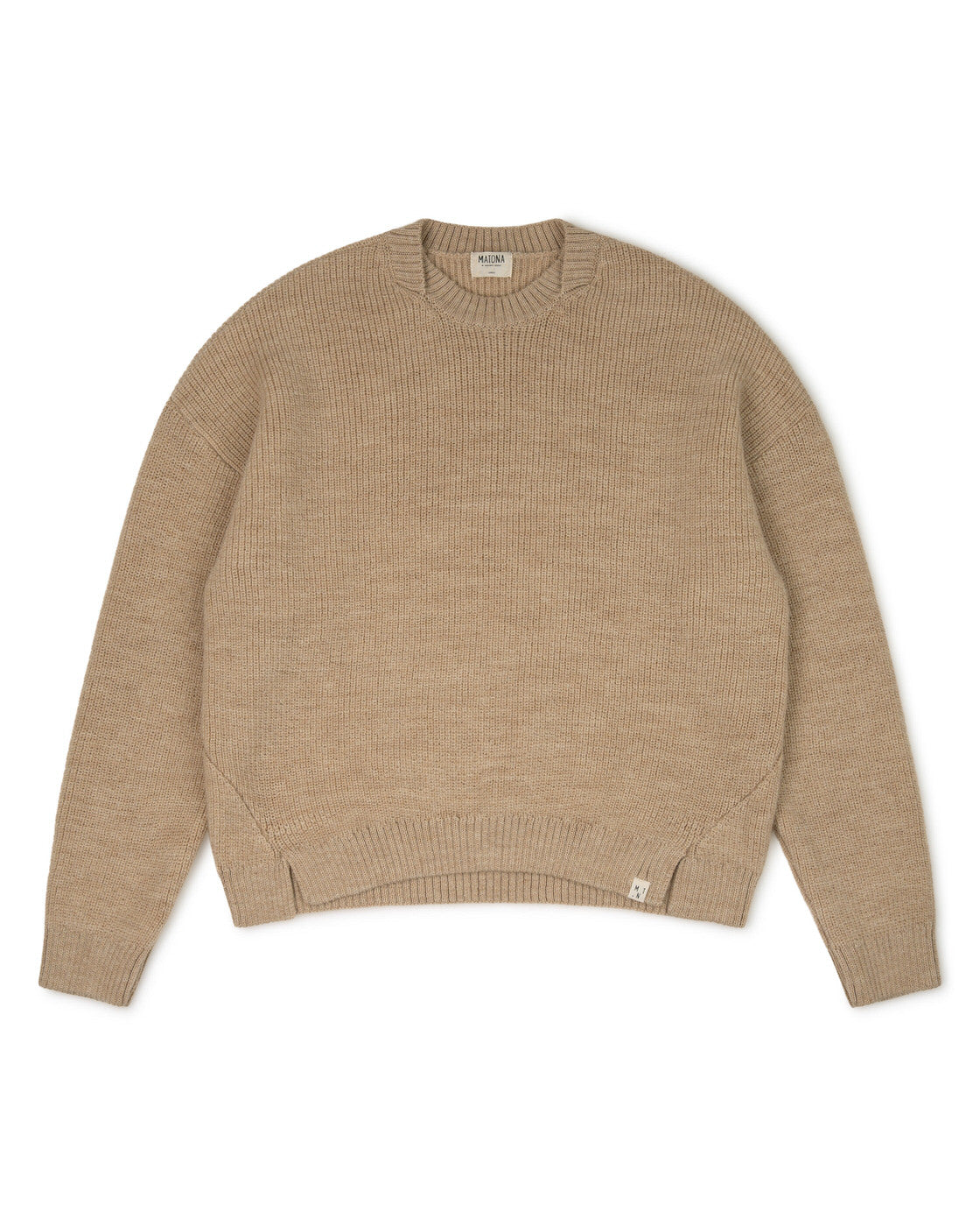 Undyed Sweater camel