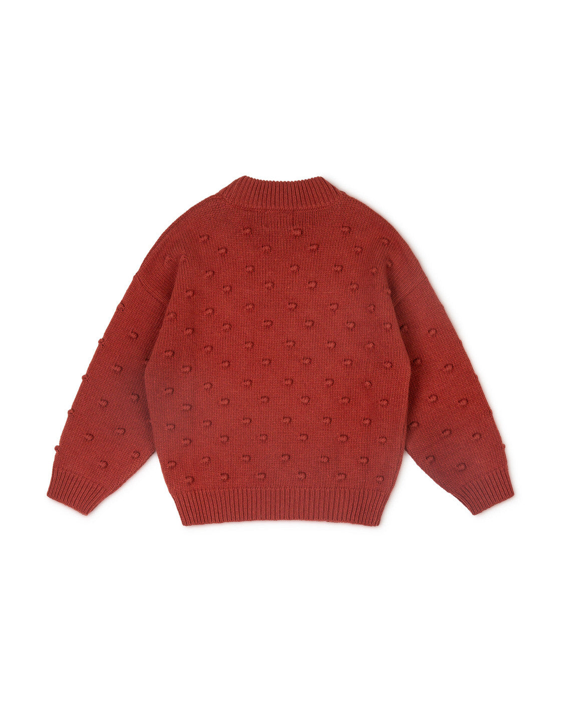 Bobble Sweater Kids oxide red