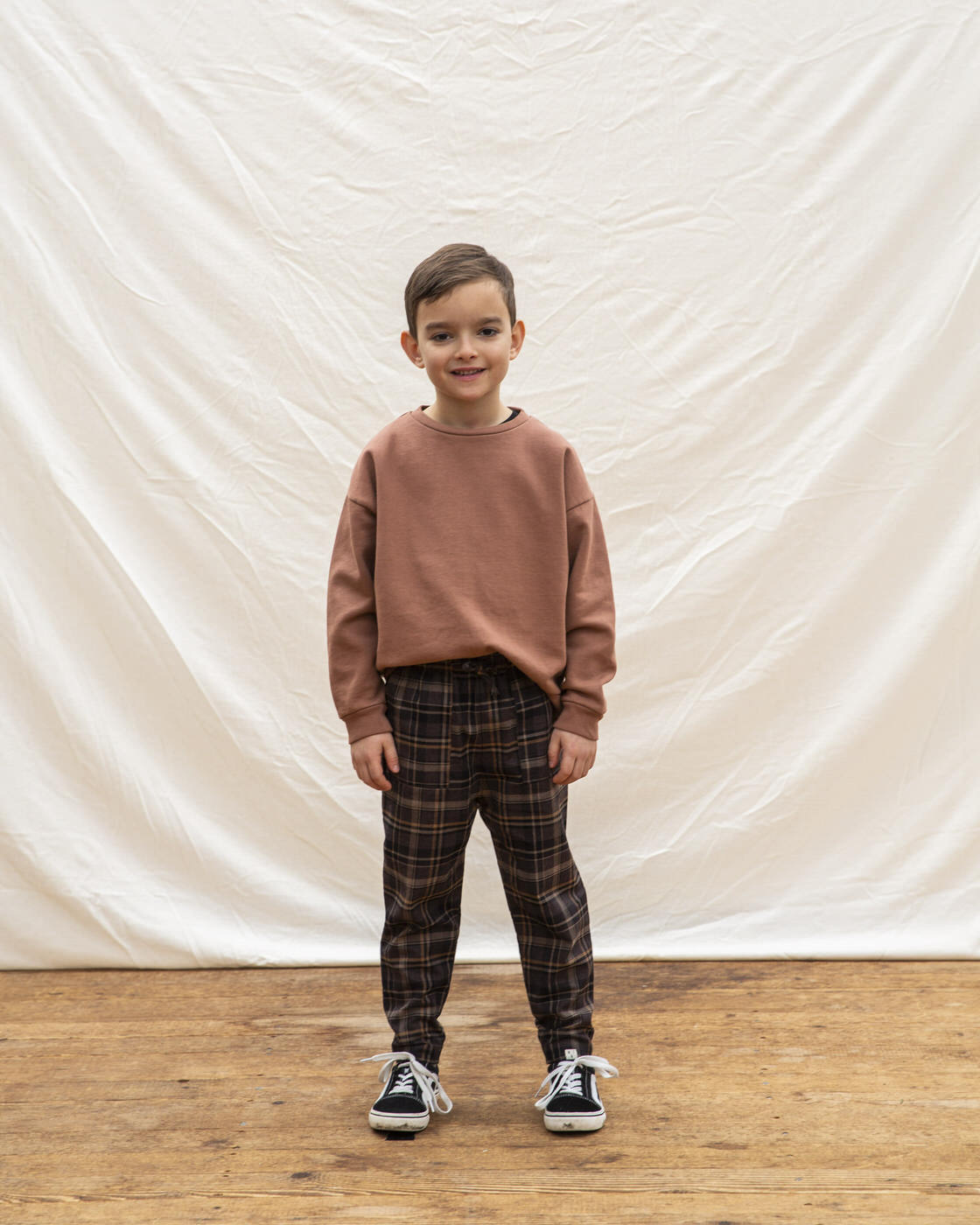 Leisure Pants dark tartan