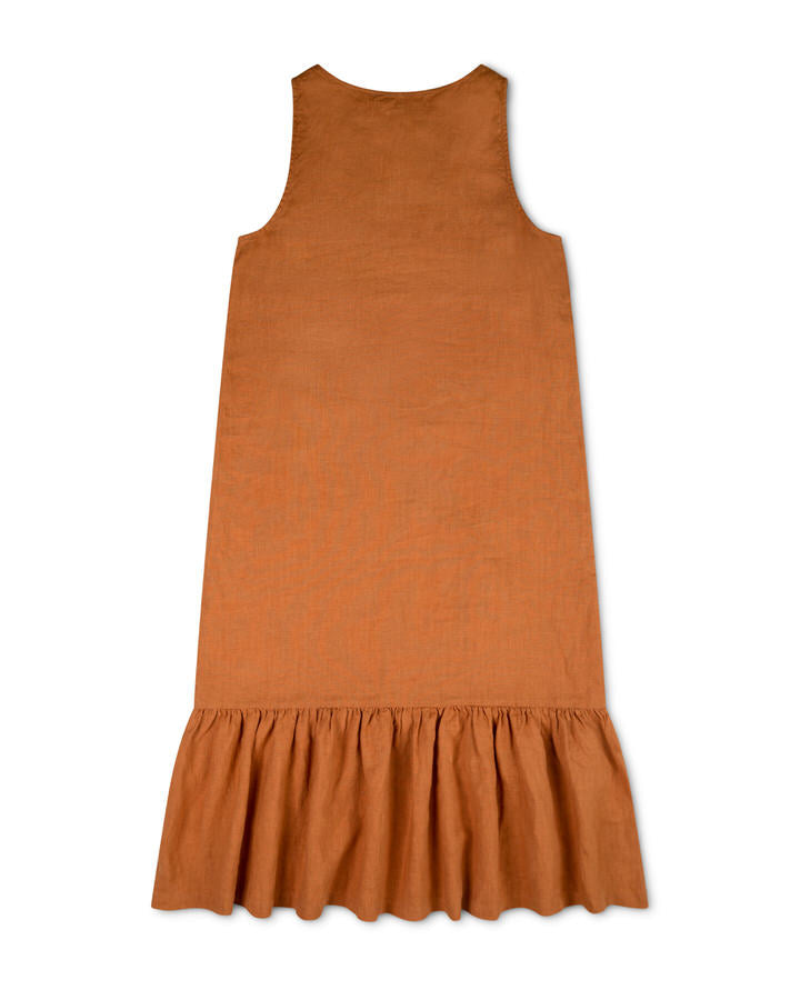 Frill Dress rust