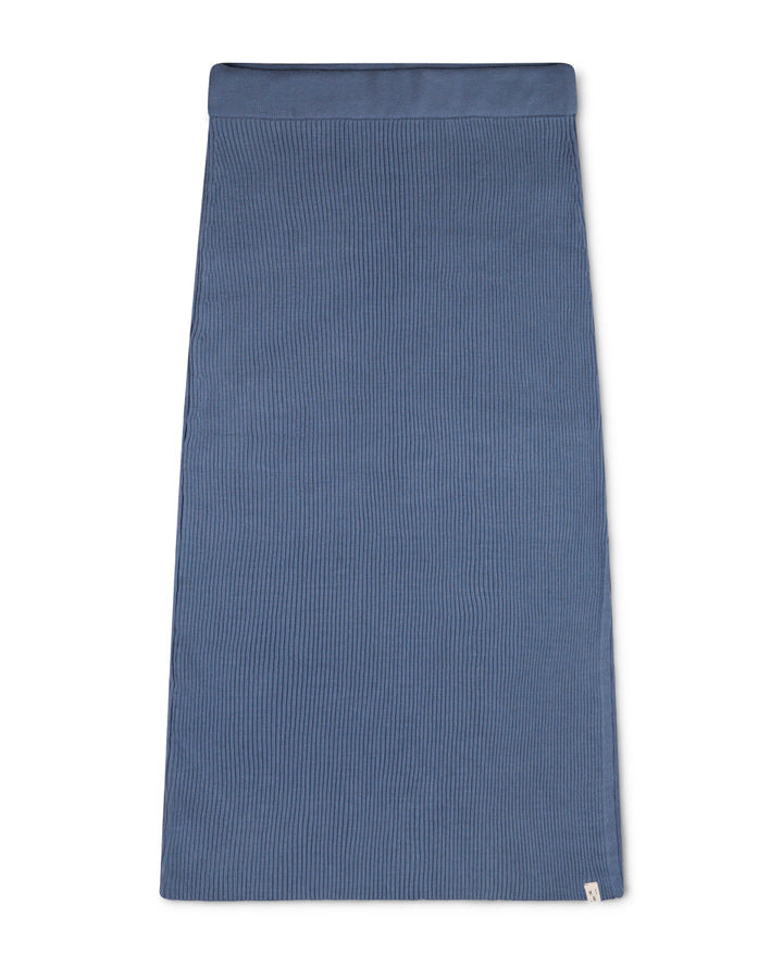Knit Skirt ash blue