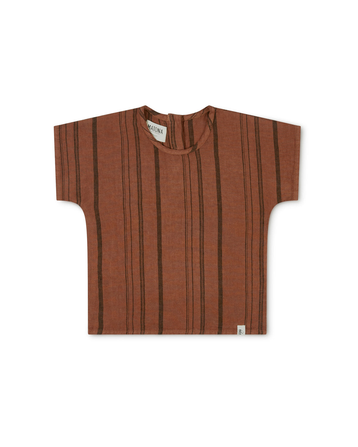 Easy T-Shirt sienna/striped