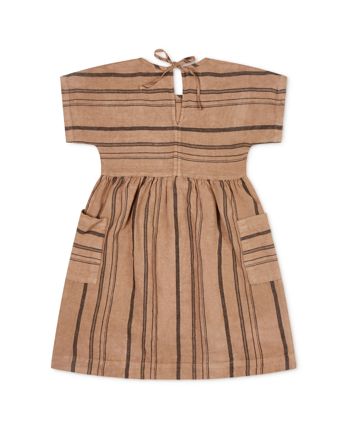 Oversized Dress tan/striped