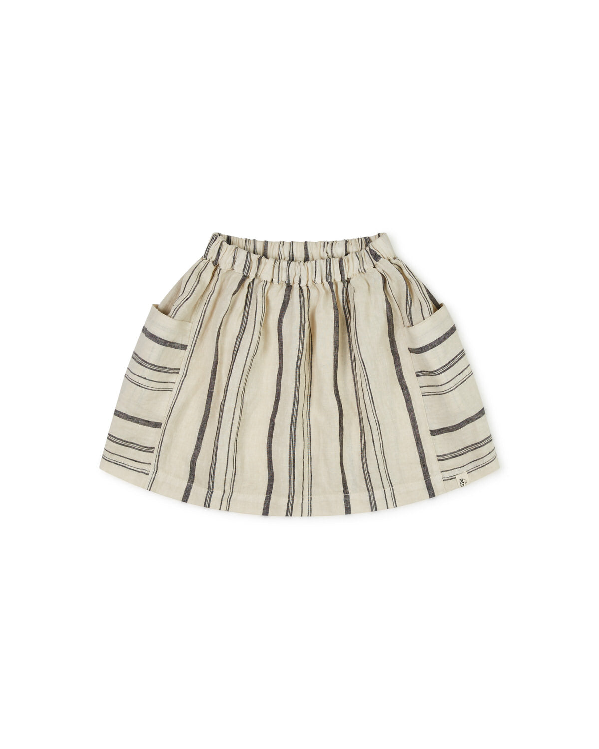 Pocket Skirt beige/striped