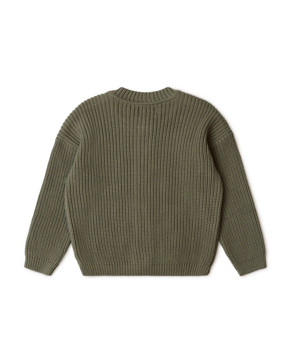 Crewneck Cotton Cardigan juniper