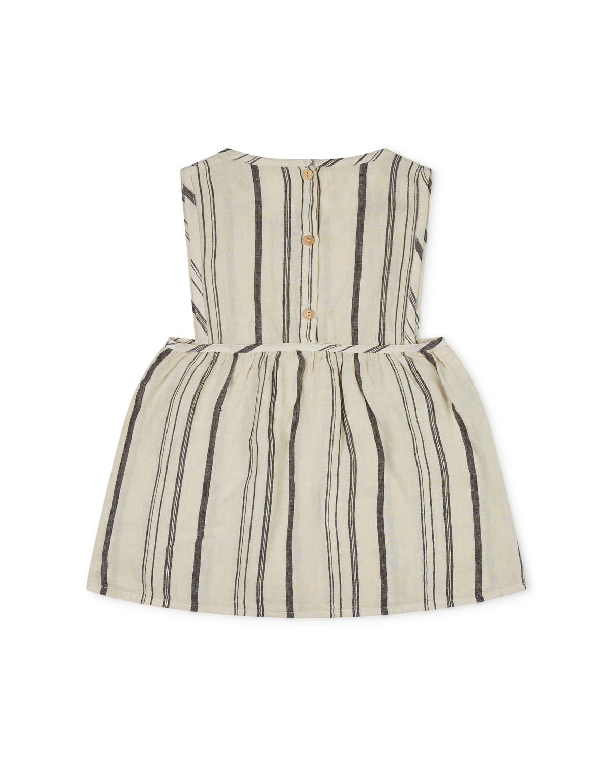 Pinafore Dress beige/striped